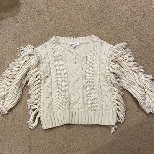 HL Affair NEW YORK Fringe Sweater